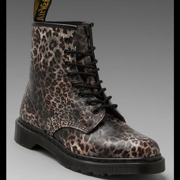 leopard print dr martens shoes